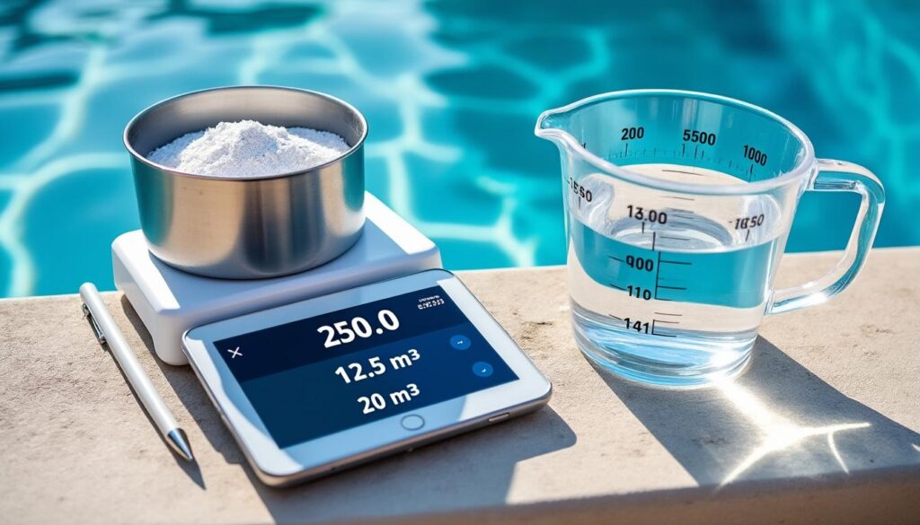 découvrez comment doser précisément le chlore choc dans votre piscine grâce à notre guide exact basé sur le calcul par mètre cube pour une eau claire et saine.