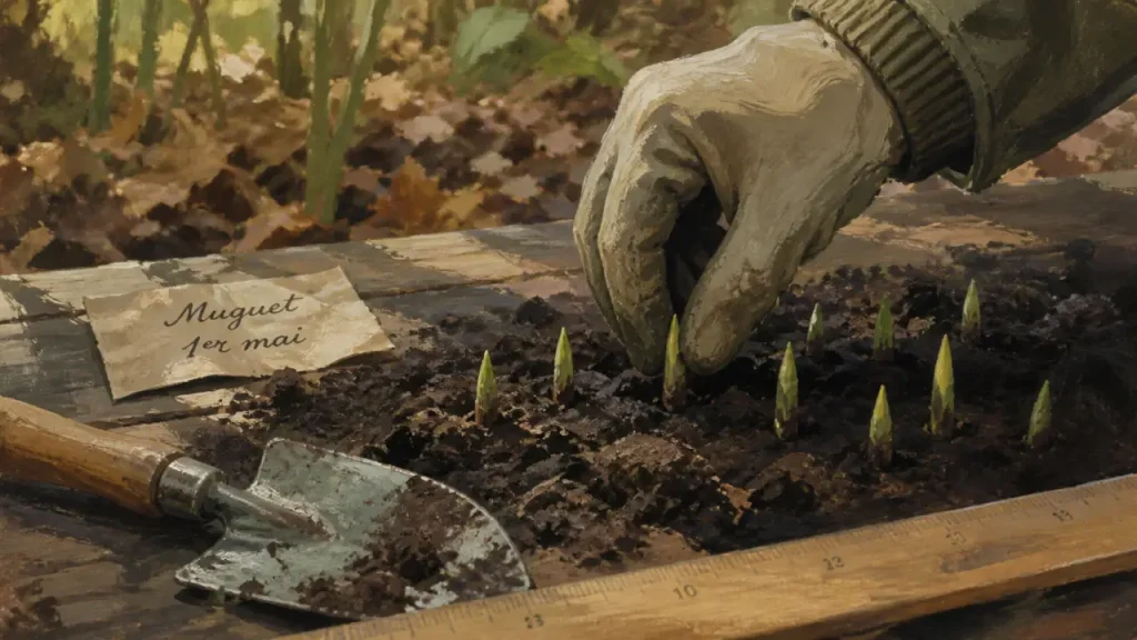 Quand planter le muguet ? Automne, printemps hors gel et reprise après le 1er mai 11 Quand et comment planter le muguet : automne, hors gel et reprise après le 1er mai, plantation en terre sombre