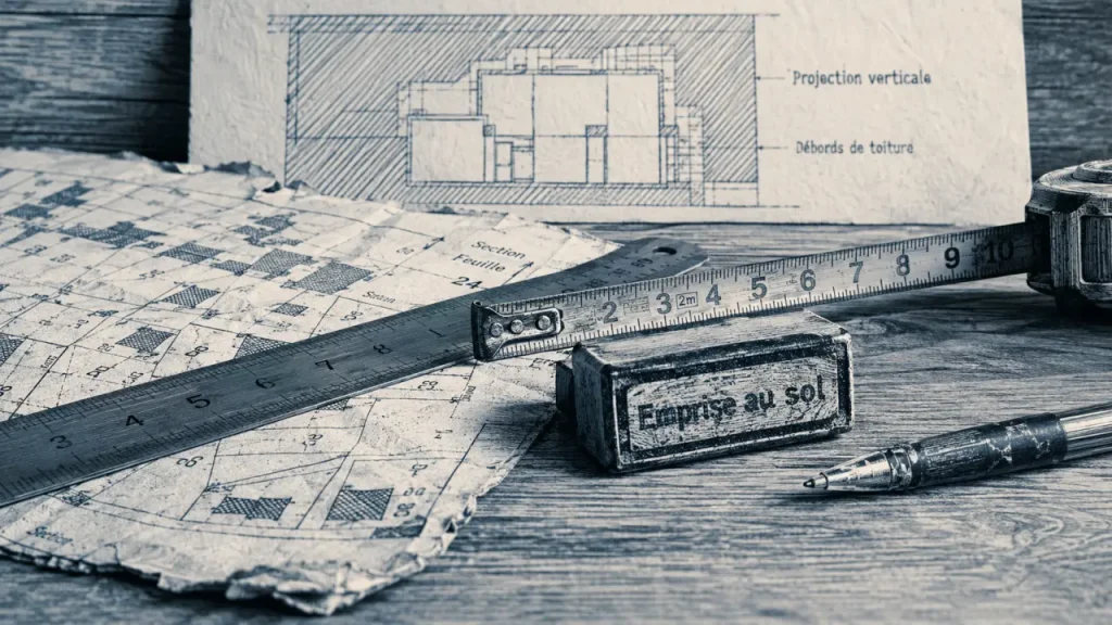 Calcul emprise au sol : règles et projection du bâti