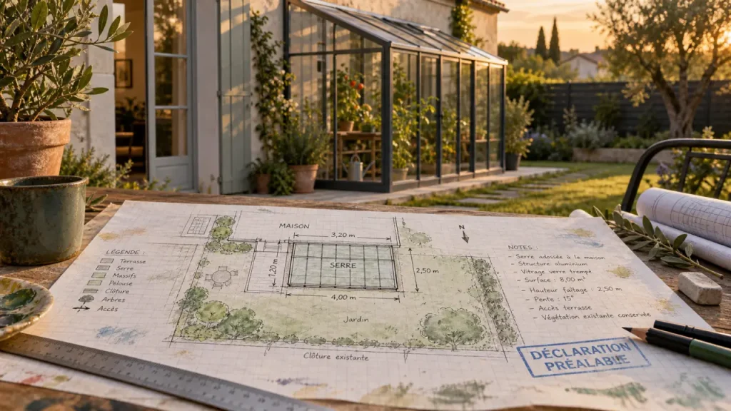 Réglementation d’une serre de jardin : l’emprise au sol détermine l’autorisation 3 Réglementation serre de jardin : emprise au sol et déclaration préalable